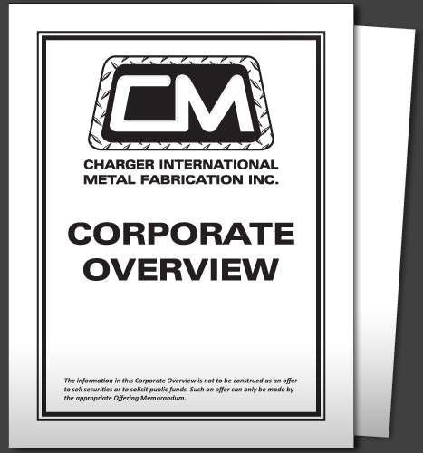 Print, Illustration, Business Forms: Charger Metal Corporate Overview (Cover)