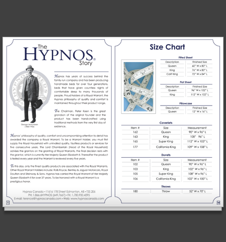 Print, Photo Manipulation, Illustration: Hypnos Legacy Duvet Catalogue.