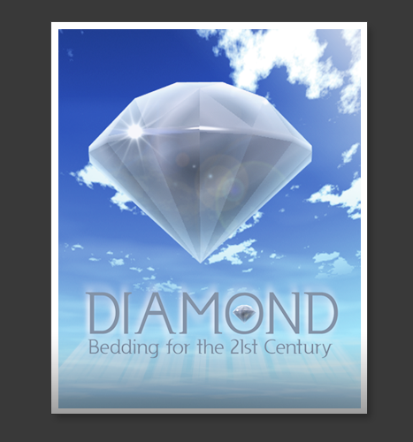 3D, Print, Photo Manipulation, Illustration: Söva Diamond Poster.