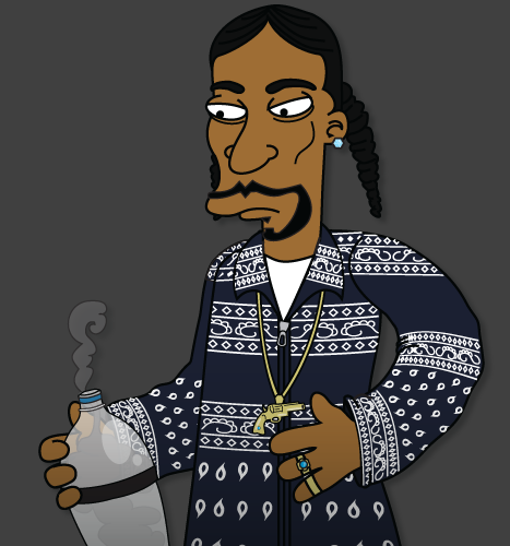 Illustration, Print, Character Design: Snoop Dogg
